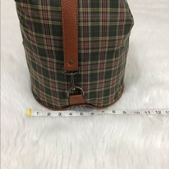 FOSSIL Checkered Print Shoulder/Duffle Bag - Picture 14 of 16
